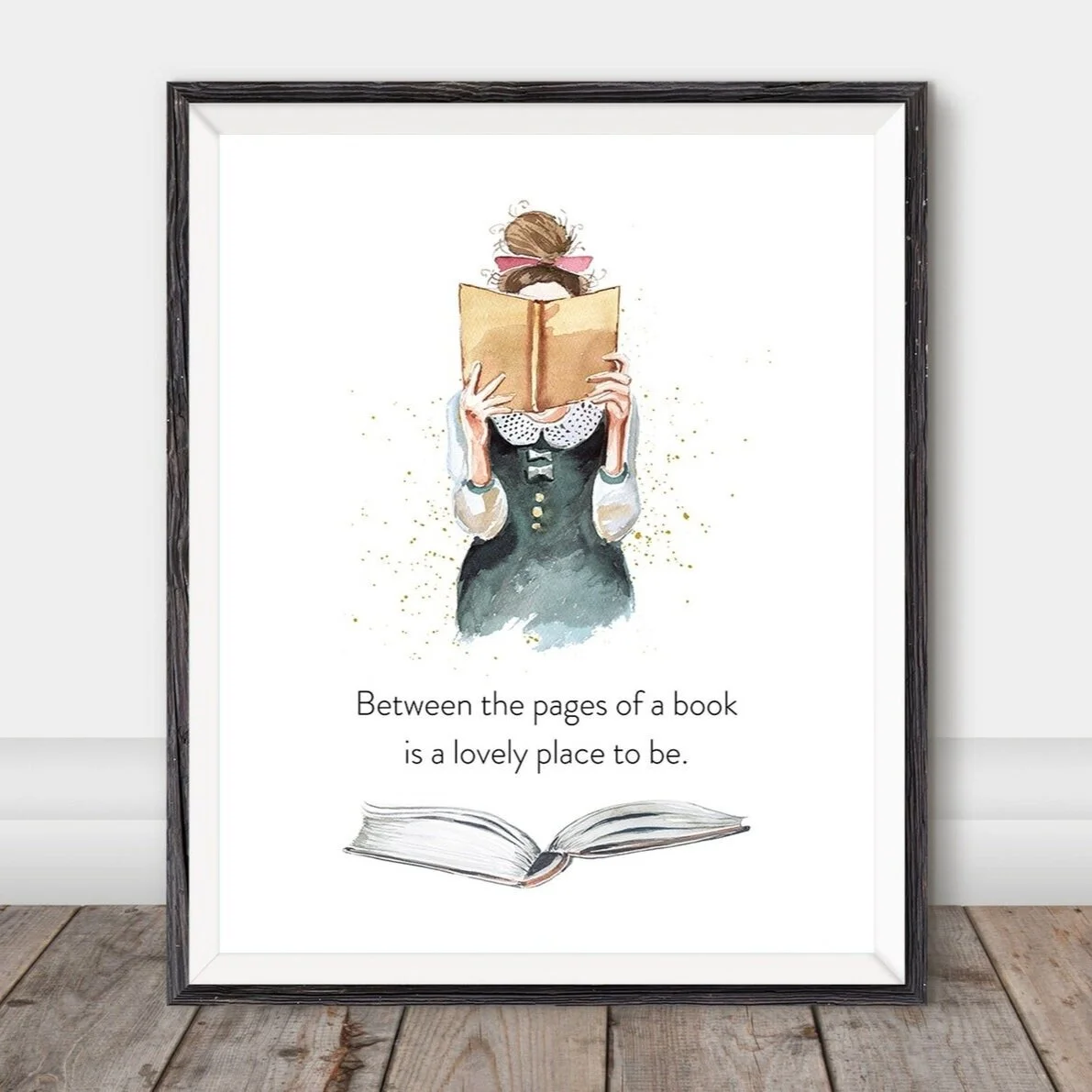 Reading Girl Poster Download — On Book Street